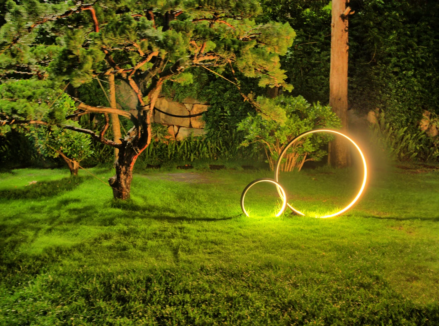 Photographed lighting reference: Garden halo