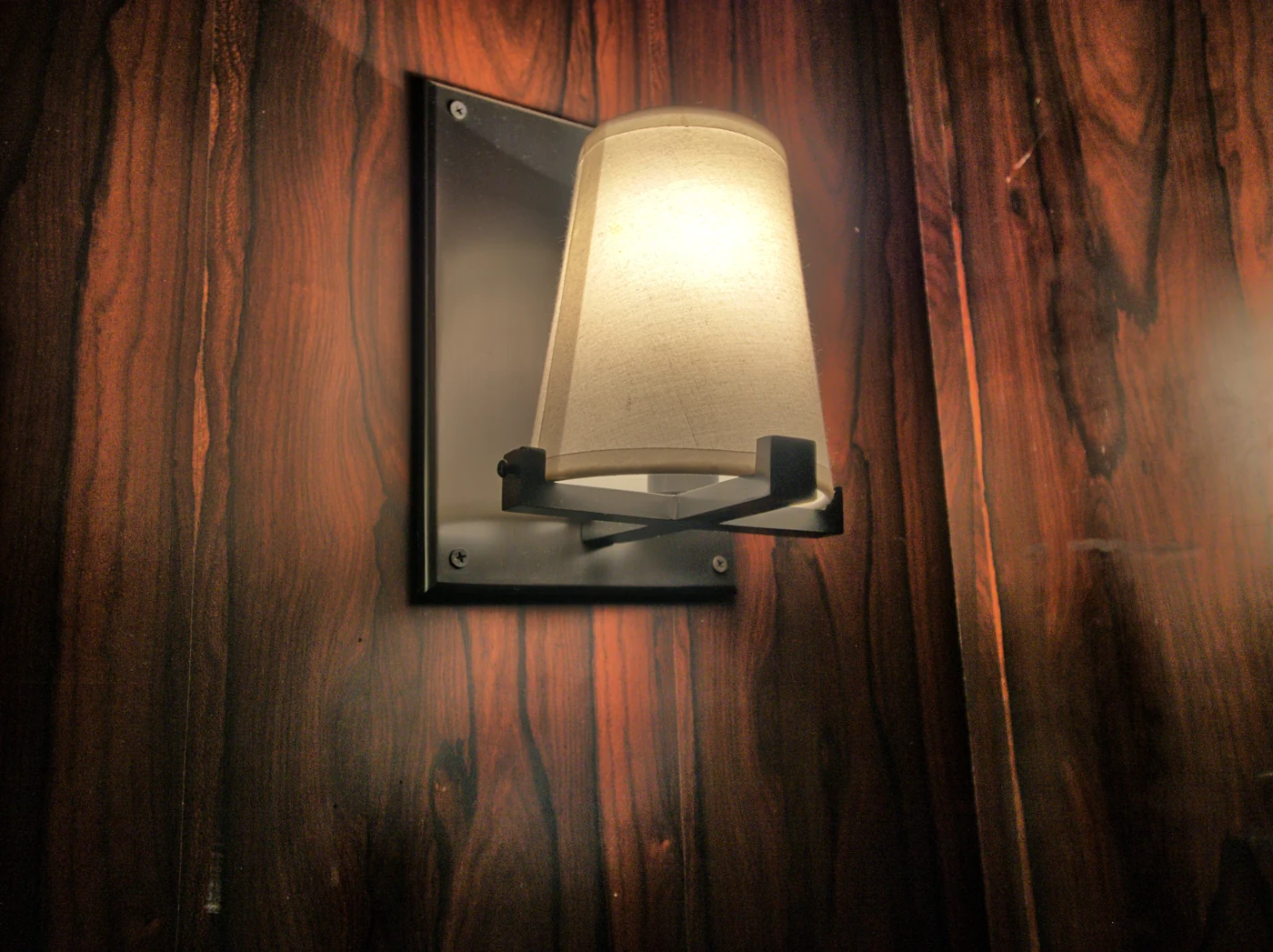 Photographed lighting reference: Tapered shade